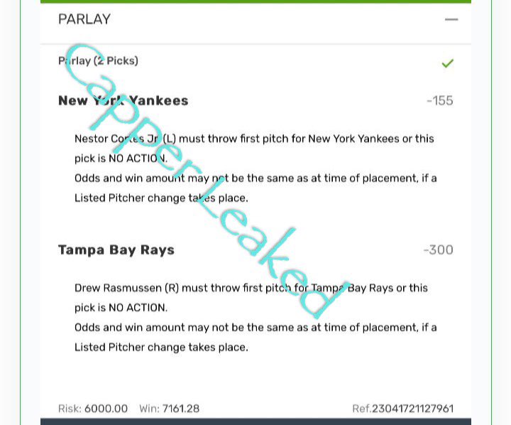 Capperleaked's tweet image. #PICKZHUB 15u Max
