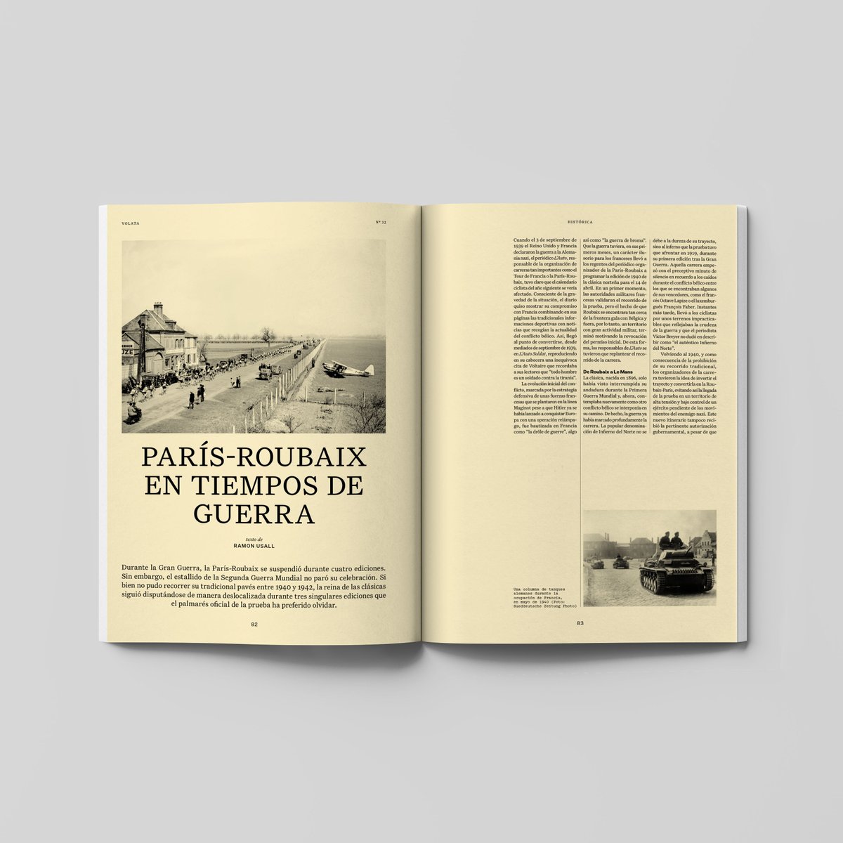 ccvolata's tweet photo. Entre 1940 y 1942, a pesar de la Segunda Guerra Mundial, la #ParisRoubaix siguió disputándose de manera deslocalizada.

🔍 En #VOLATA32, Ramon Usall repasa estas tres singulares ediciones que no constan en el palmarés histórico.

¡Consíguela! ➡️ https://t.co/ouMMNOC4KN https://t.co/HLbEwutw3d