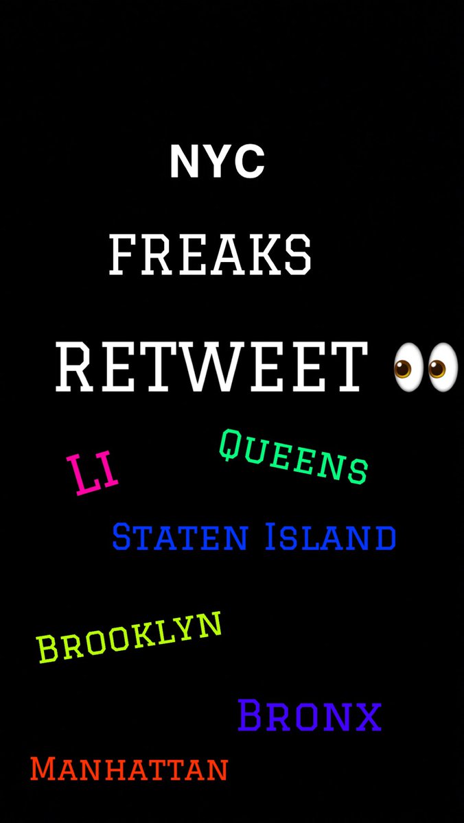 NYC FREAKS WYA 👀