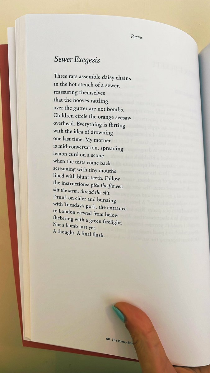 kaylamarietroyy's tweet photo. So incredibly proud of my dear friend &amp; poetry compadre @peterjthickett for these absolute bangers in latest issue of The Poetry Review! 

‘everything is flirting with the idea of drowning one last time’

pick the flower/slit the stem/thread the slit 🌱 

Go give them a read 🙌 https://t.co/K7qx2c6A8t