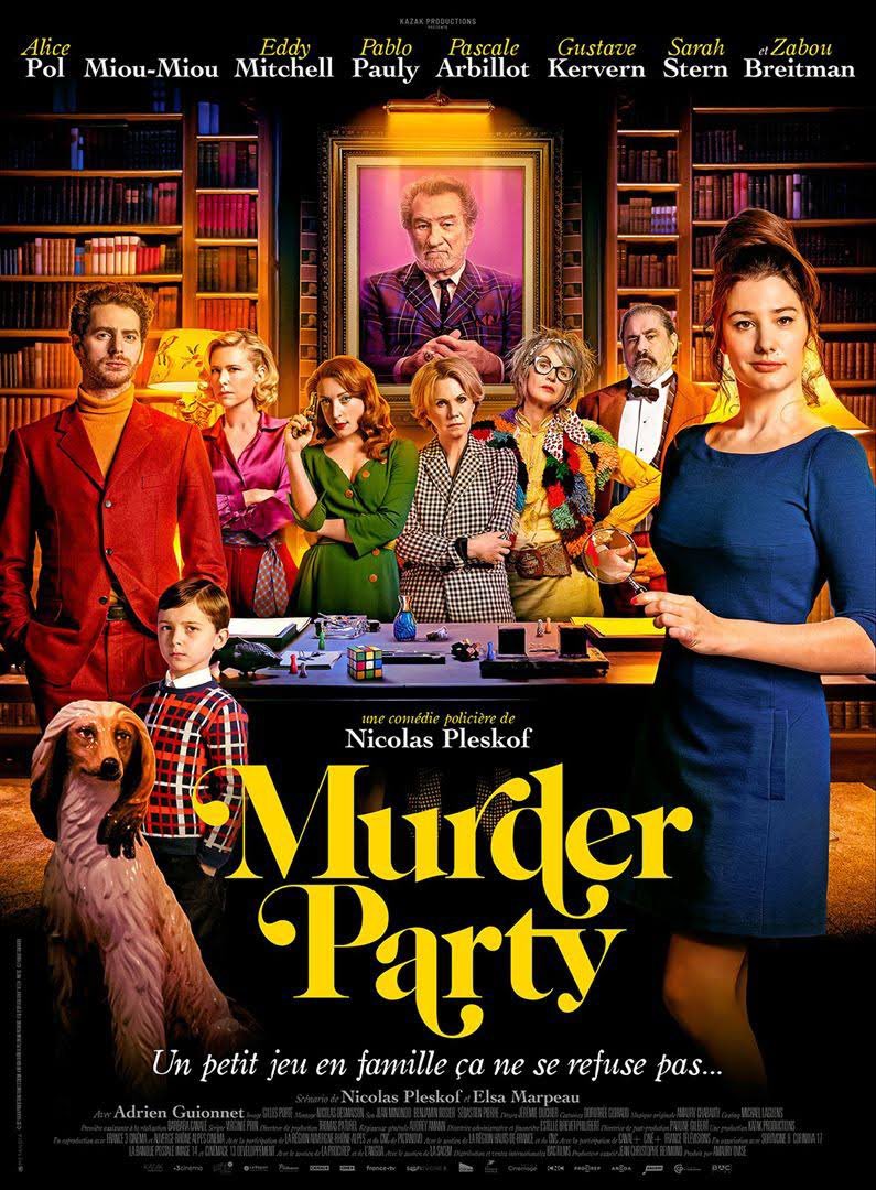 #MurderParty Gentil film français au rythme français donc un peu lent mais le switch est pas mal. 2,5/5 #AssezBonFilm
