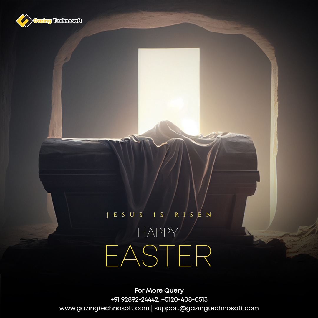 Remembering the true meaning of Easter and feeling grateful for all the blessings in my life.
.
#HappyEaster #GazingTechnosoft #EasterBlessings #EasterSunday #EasterCelebration #EasterEggs #EasterBunny #EasterJoy #EasterLove #EasterWeekend #EasterFamily