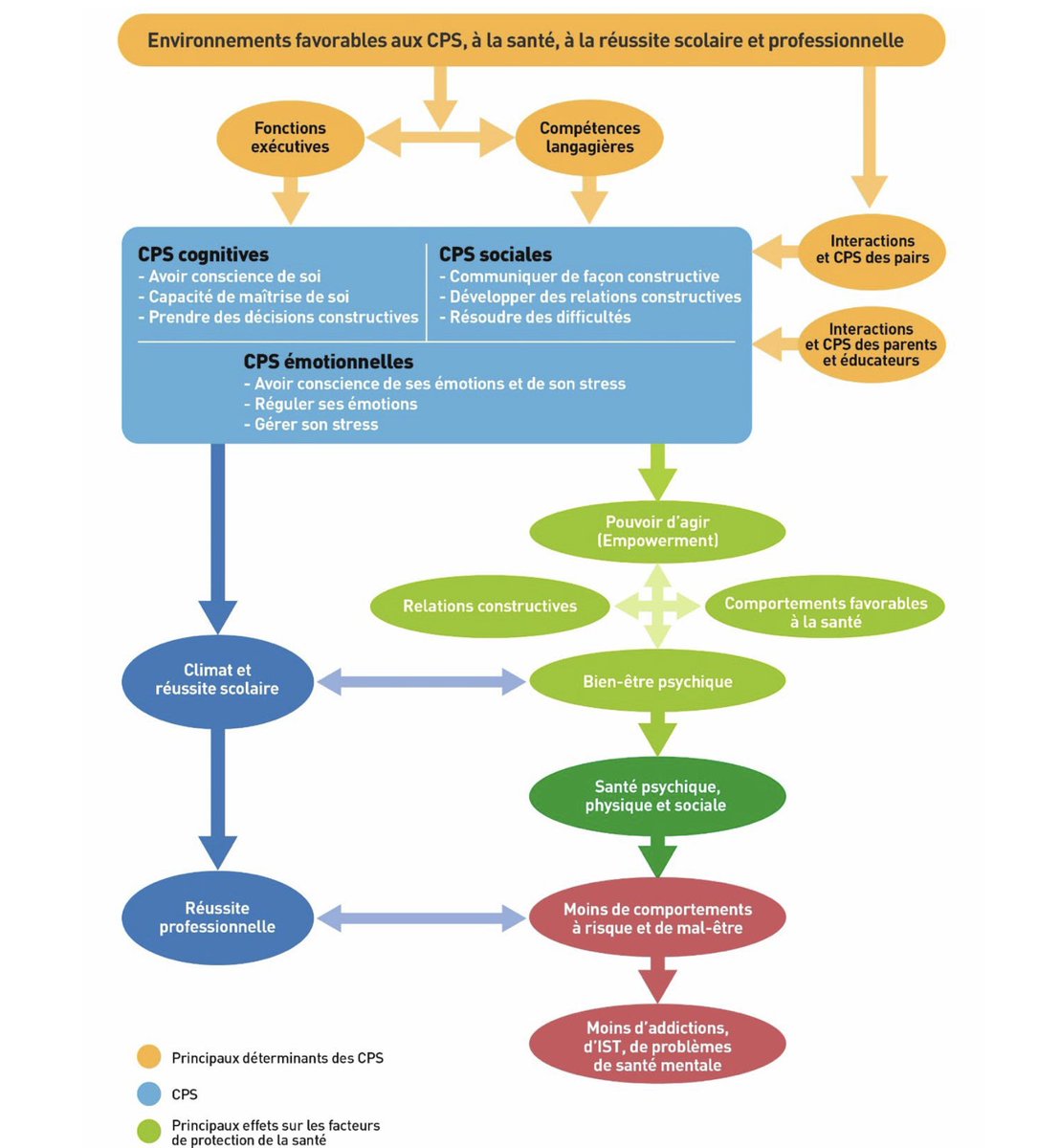 Les compétences psychosociales : rapport sur l'état des connaissances scientifiques et théoriques #cps <a href="/SantePubliqueFr/">SantépubliqueFrance</a> <a href="/education_gouv/">Ministère Éducation nationale</a> 
santepubliquefrance.fr/content/downlo…