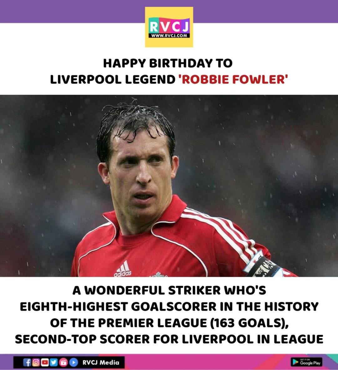 Happy Birthday Robbie Fowler!  