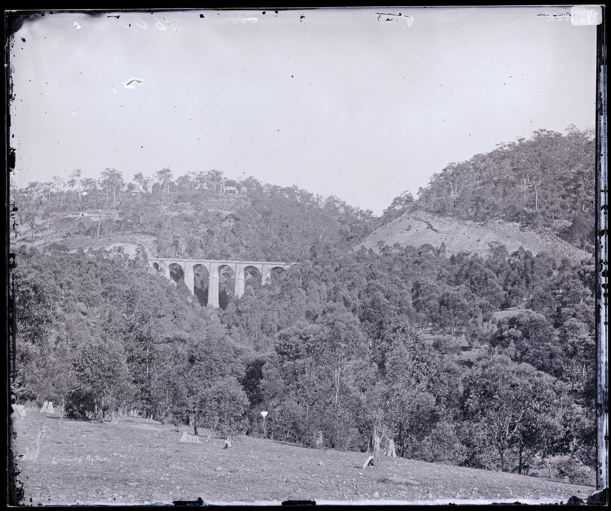 Knapsack viaduct, now and then. Second pic 📷 State Archives Collection.