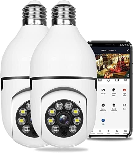 newforTechGuide's tweet image. #2PCS WiFi Light Bulb Security Camera Wireless Outdoor 1080P Indoor 360 Degree Security Cameras for Home Security, Smart Motion Detection, Two-Way Audio 
👇👇👇
eliteviser.com/products/2pcs-…