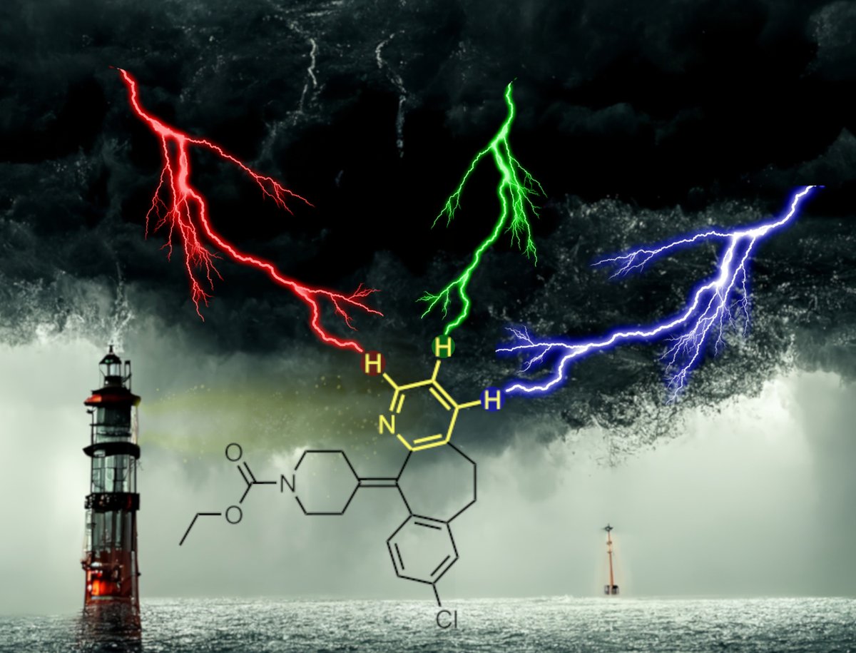 Valerio Fasano (@valeriofasano) on Twitter photo Our Front Cover illustrates how the pyridine ring of the antihistamine loratadine can be selectively functionalised at the ortho-, meta-, or para-position (each of them activated by a thunder). More about it in our publication in <a href="/EurJOC/">EurJOC</a>!
…mistry-europe.onlinelibrary.wiley.com/doi/10.1002/ej… Our Front Cover illustrates how the pyridine ring of the antihistamine loratadine can be selectively functionalised at the ortho-, meta-, or para-position (each of them activated by a thunder). More about it in our publication in <a href="/EurJOC/">EurJOC</a>!
…mistry-europe.onlinelibrary.wiley.com/doi/10.1002/ej…