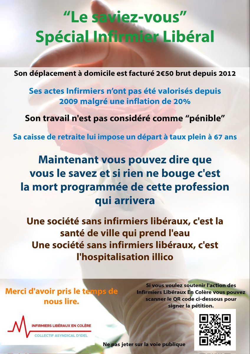Idelencolere's tweet photo. Bonjour à vous tous❤️
On vous retransfère ces deux affiches qui peuvent être positionnées devant vos cabinets.
Vous avez aussi la possibilité de demander à des commerçants proches de chez vous de les mettre en présentation.
Le QR code est celui de la pétition.
Force à nous tous. https://t.co/af3Qs5C2F7