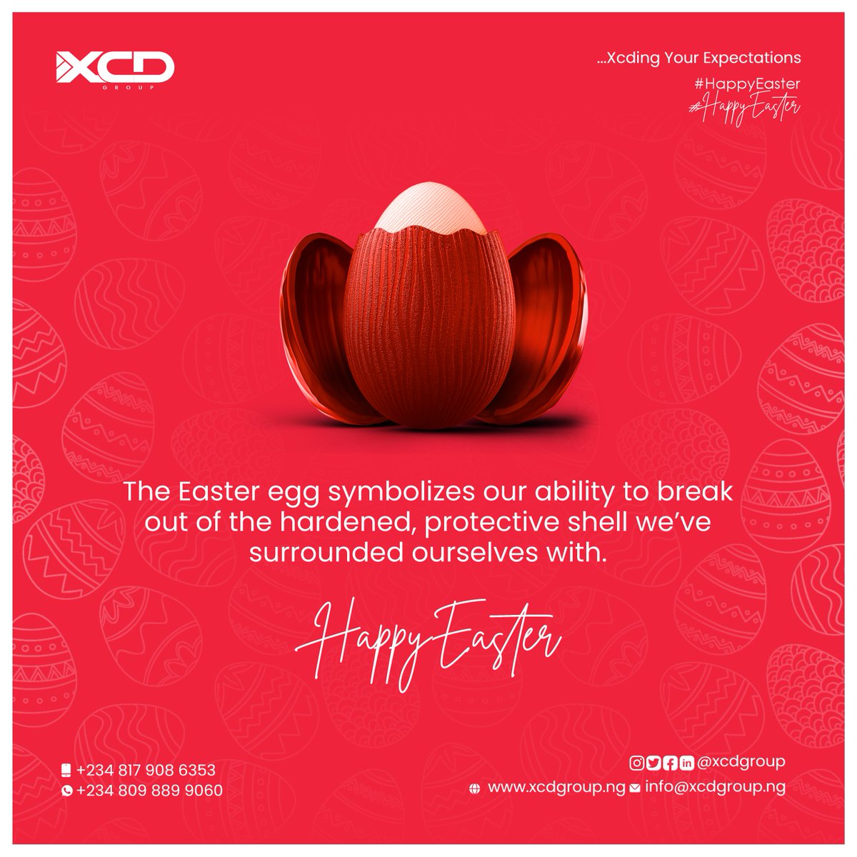 Happy Easter!

As we Rejoice in this Season of Hope, may the blessings of the Almighty God Envelope you and your loved ones.

Have a Happy Easter Celebration
#happyeaster #EasterWeekend2023 #EasterHolidays2023 #eastercelebration