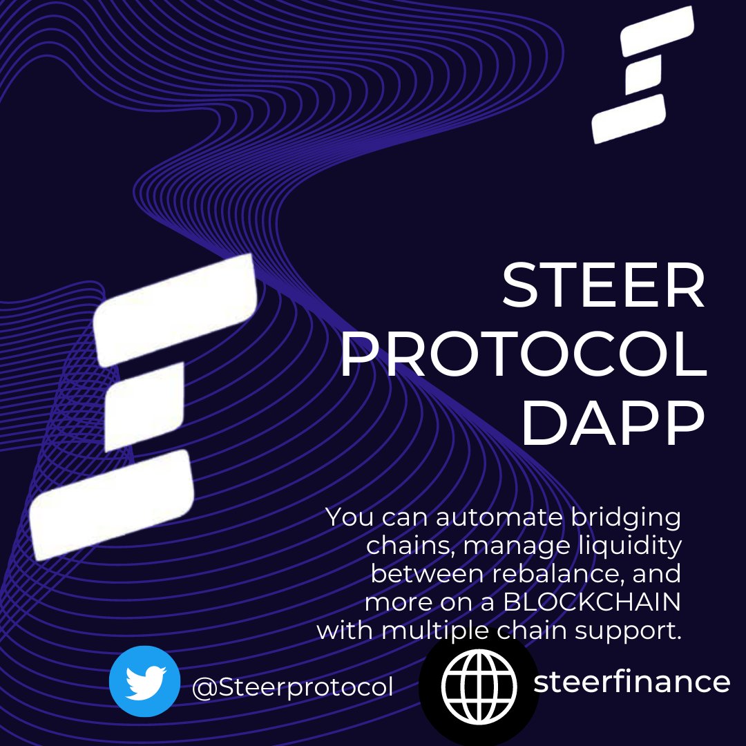 isaiahefes's tweet image. The @steerprotocol App Store provides developers a platform to create, publish, and monetize DeFi apps. #Steerprotocol #web3 #steer