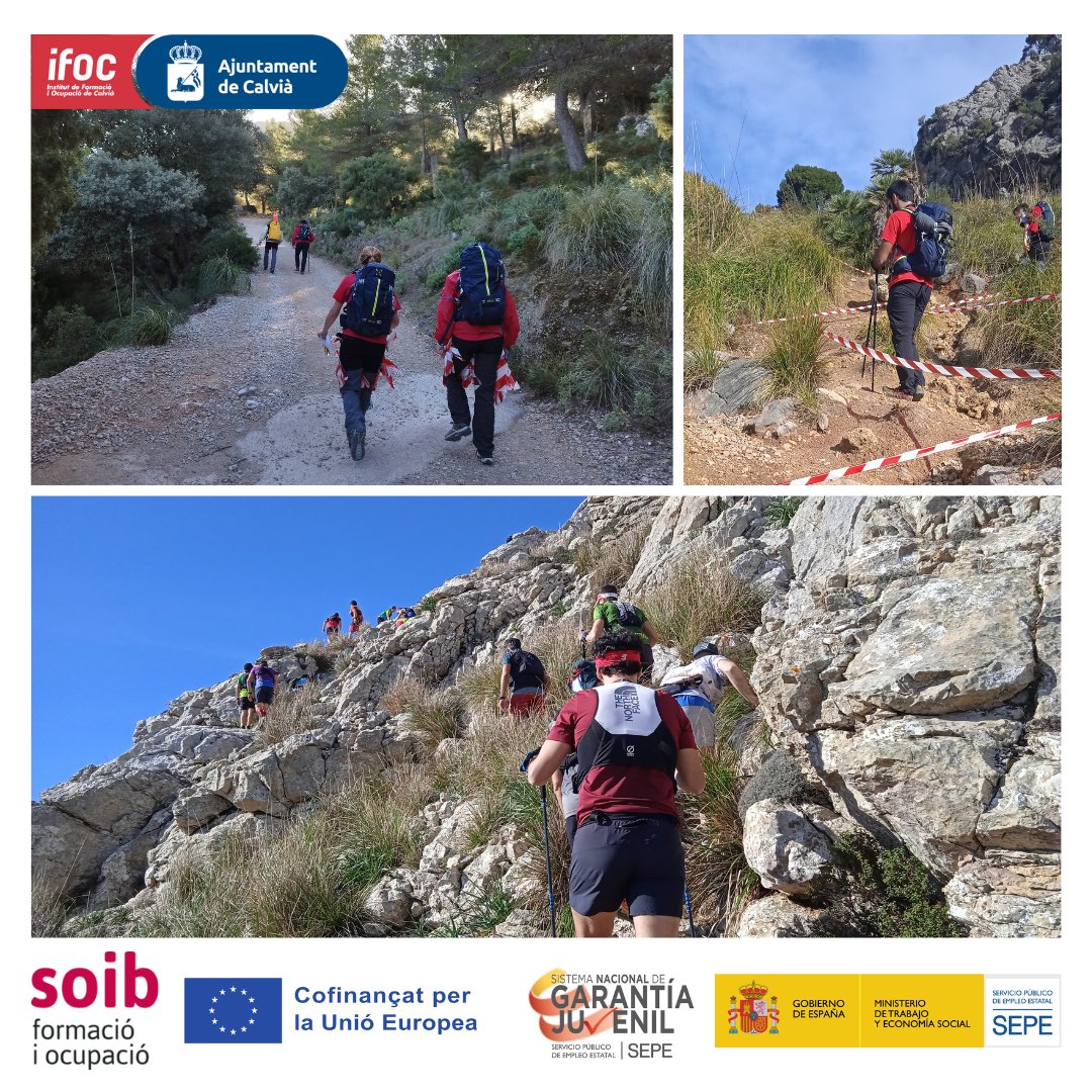 ifocalvia's tweet photo. Programa SOIB JOVE Formació i Ocupació CIMS en el marcatge i control del circuit durant la cursa i posterior desmarcatge en la Galatzó Trail.
@_Calvia
#SOIBJoveProgramesMixts #SOIBJove #GarantiaJuvenilib #CIMS #SOIBSomPro #SomPro #Certificatsdeprofessionalitat #formacioSOIB. https://t.co/6EUZQ0hjTu