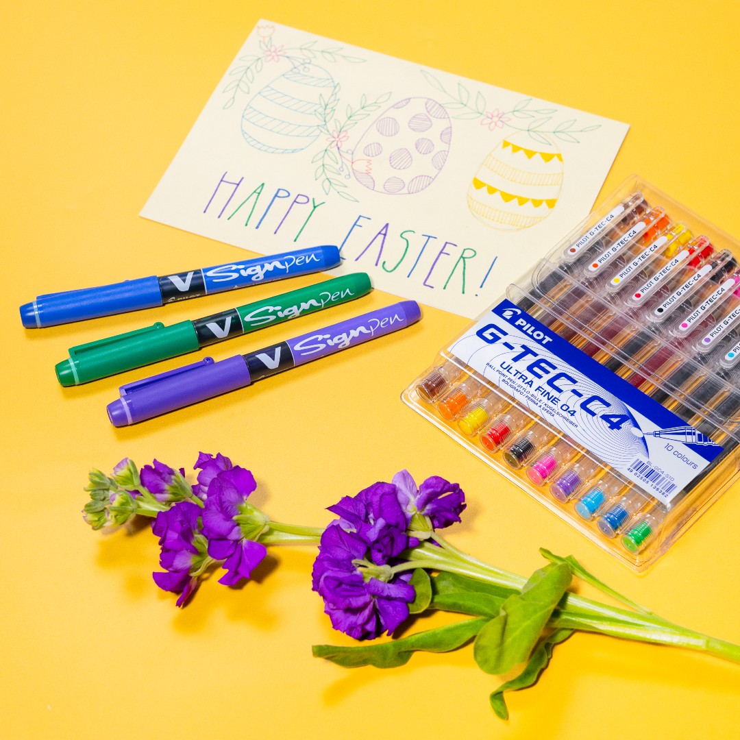 PilotPenUK's tweet photo. Happy Easter from Pilot Pen UK ๐ฐ๐ซ๐ฃ
#Easter #EasterSunday #PilotPen #PilotPenUK #VSignPen #GTecC4 #WriteYourWorld https://t.co/L5ec3VDsPx
