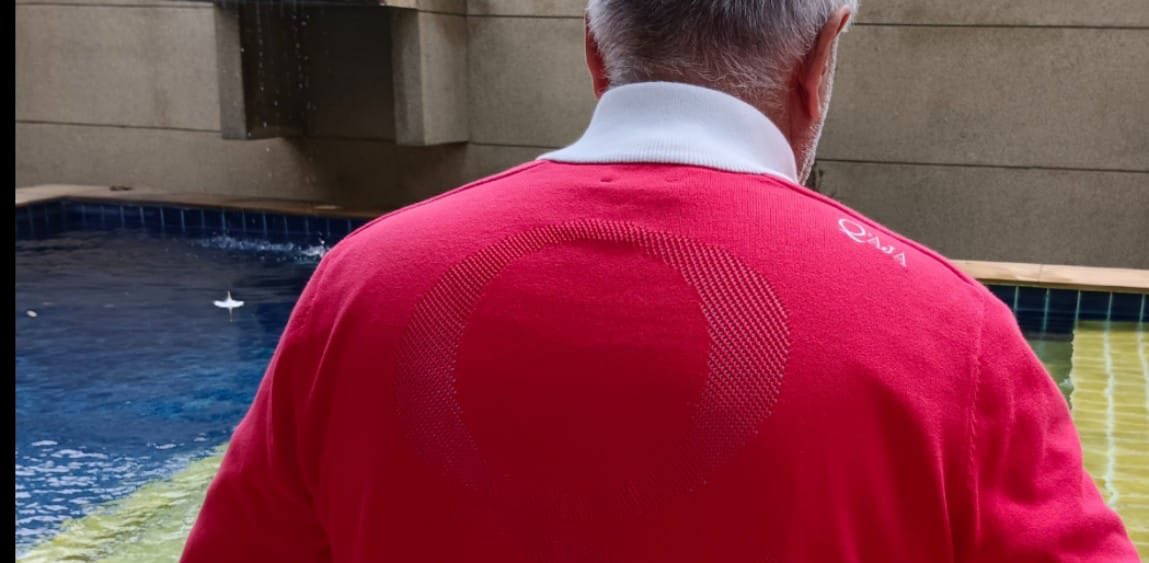 QajaGlobal's tweet photo. 🏌🏿‍♂️🏌️‍♀️Q’aja Event Knitwear🏌🏿‍♂️🏌️‍♀️
       100% cotton-Merino mix
Custom designed in any colours
Air vented armholes &amp; shoulders
tonyqaja@aol.com
LOOK GOOD-FEEL GOOD-PLAY GOOD
#knitwear #eventplanner #corporategifts #corporateevents #golfapparel  #fashion #clubcrest https://t.co/M8creNzUAD
