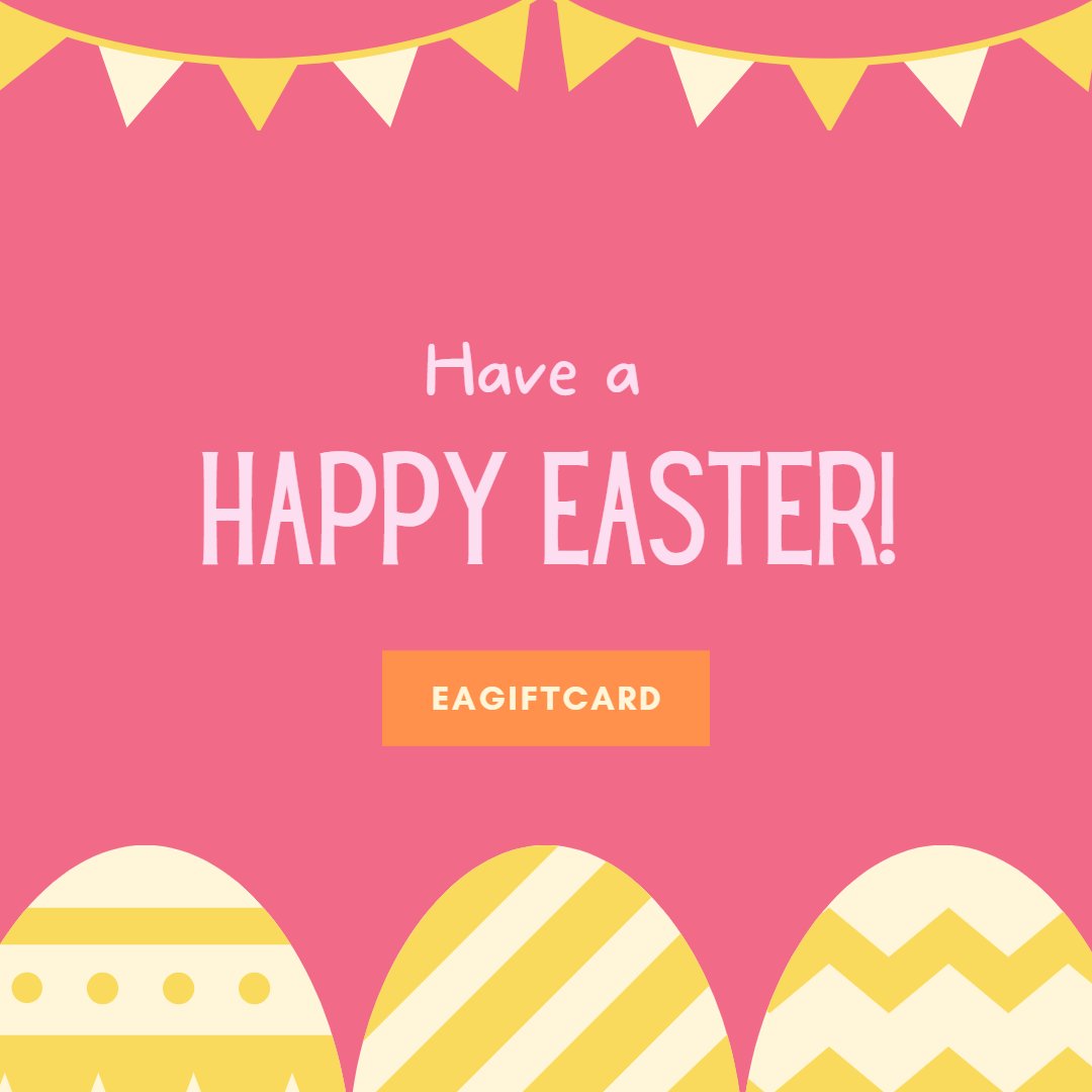 Happy Easter from all of us here at  <a href="/EAgiftcard/">@EAgiftcard</a>!

Whether you are spending your day hunting for chocolate, painting eggy masterpieces or cooking that all important Easter feast we hope you have a fantastic day! 🐣 

#easter2023 #eastersunday
#LoveEatShopEnjoy #ScotlandLovesLocal