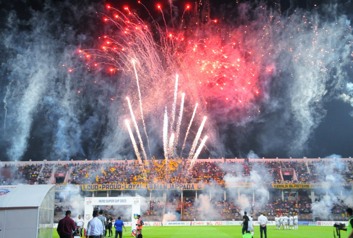 keralafa's tweet photo. #HeroSuperCup2023 Inauguration 📸

@VABDURAHIMAN1 @IMVijayan1 @IndianFootball https://t.co/AB2gUM6ZwU