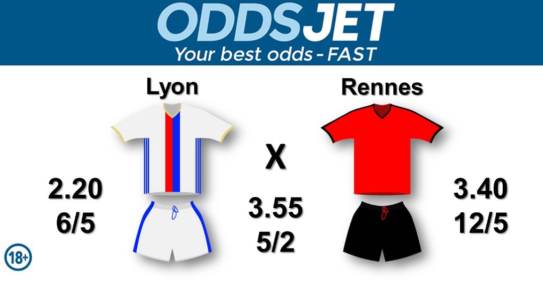 #Ligue1, 

#OLSRFC,

#TeamOL, #Lyon, #OlympiqueLyon, #OLRétro, #OLPLAY, vs. #SRFC, #StadeRennais, #AllezRennes, #ToutDonner, Get your best odds - fast at oddsjet.com