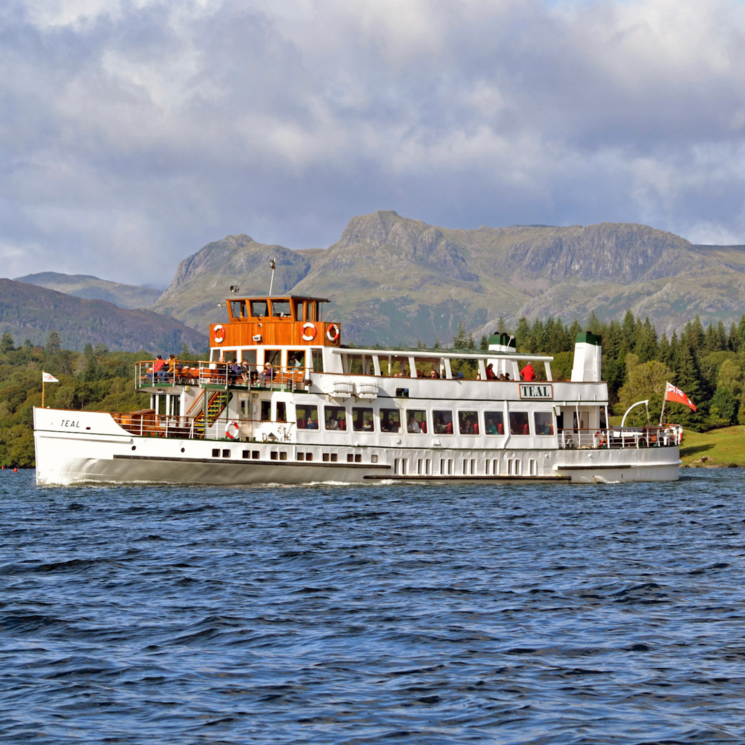Windermere Cruises on Twitter "MV Teal is on our 1/2 lake Red & Yellow