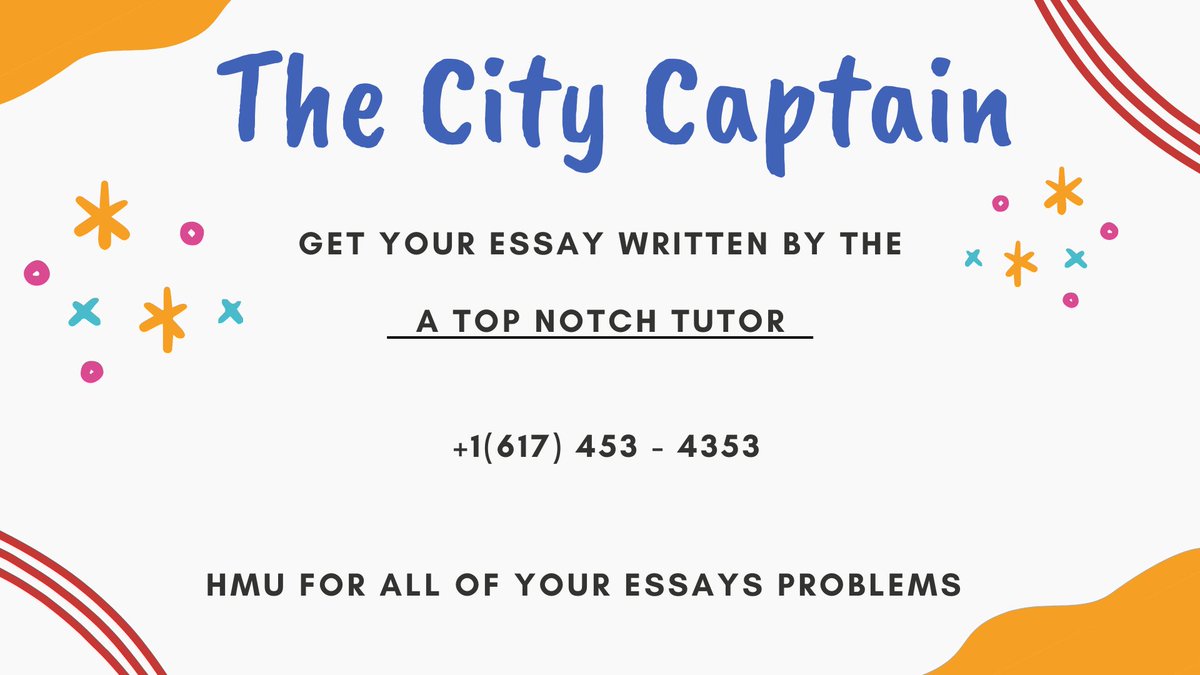 TheCityCaptain's tweet image. But don&apos;t just take my word for it!

Unlike my competitors, I offer free  samples of my writing so you can see for yourself the quality of work  you can expect from me.

With me, you don&apos;t have to worry about  plagiarism or missed deadlines. #WritingSamples #NoPlagiarism  #Essay