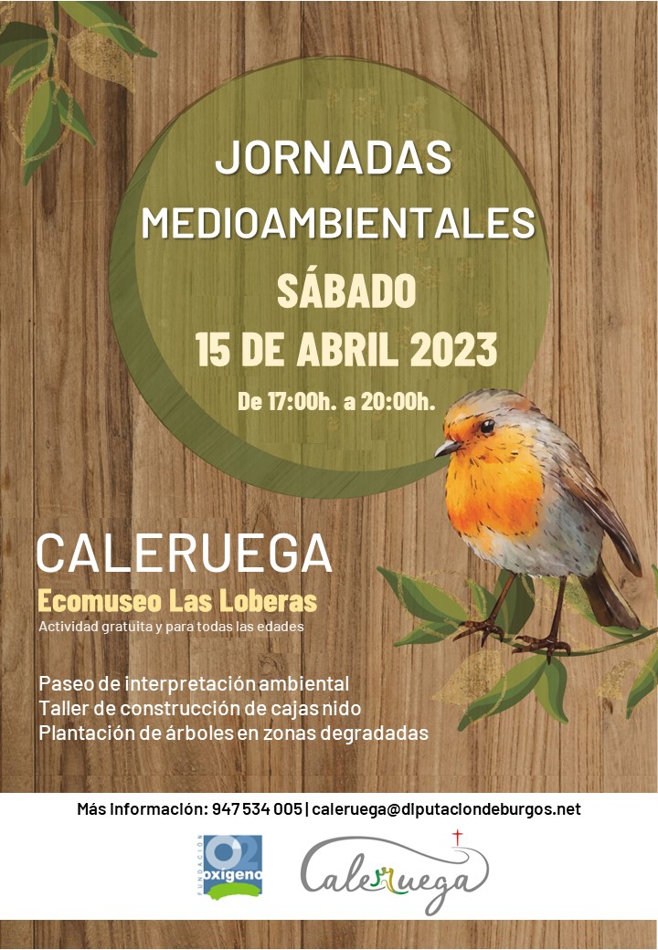 #Caleruega
Te animas a una jornada medioambiental de lo más divertida.
Este próximo Sábado 16 de Abril a partir de las 17.00h.
En  Ecomuseo Las Loberas de Caleruega.

gratuito y para todas las edades.
haz que el mundo cambie.

<a href="/caleruega/">Caleruega</a> <a href="/CaleruegaTur/">ℹ️ Turismo Caleruega</a> #medioambiente #voluntariado