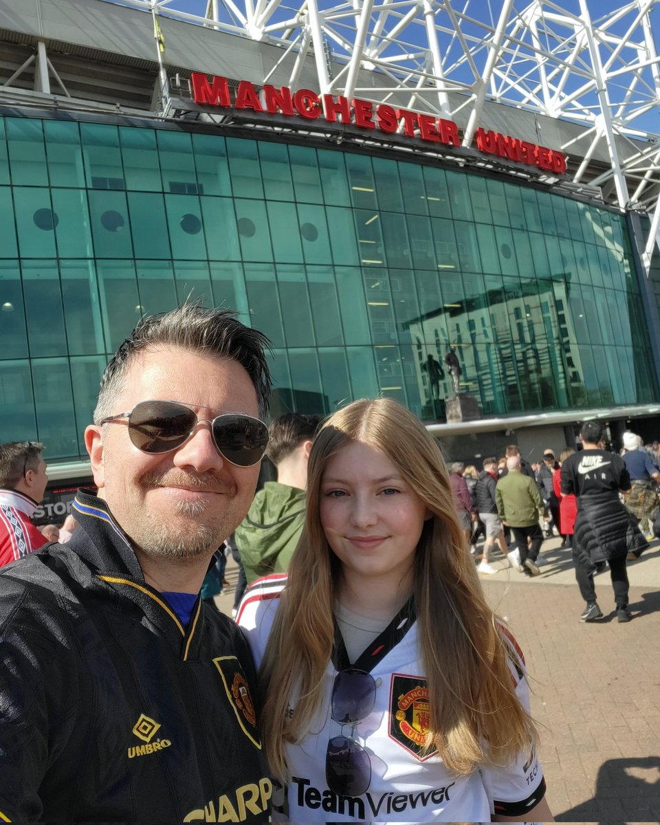 With the girl yesterday...sun was out...we played great football...&amp; rocked the #Cantona shirt (yep - it's an original). Great day.