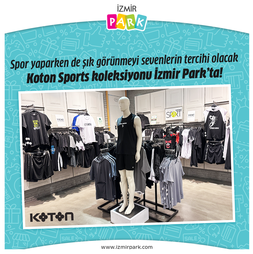 Spor motivasyonunu destekleyecek hem fit hem şık ürünler İzmir Park 👉🏻 Koton Sports’da! 💙

#İzmirPark #Alışveriş #Koton #SporGiyim #KotonSports