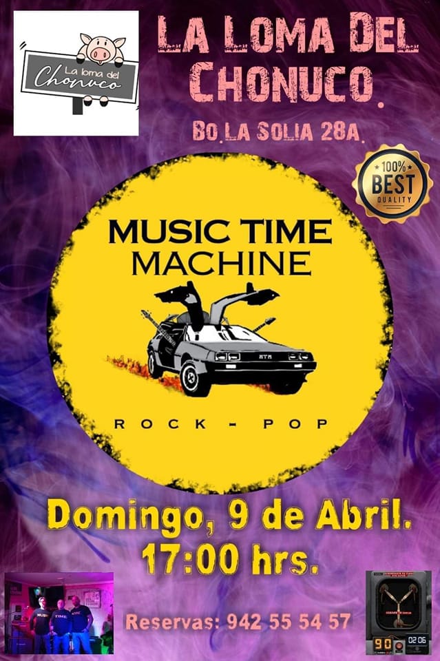Concierto Music Time Machine - 9 Abril - is.gd/ea24ZH #eventosCantabria #planesCantabria #Cantabria #planesenCantabria