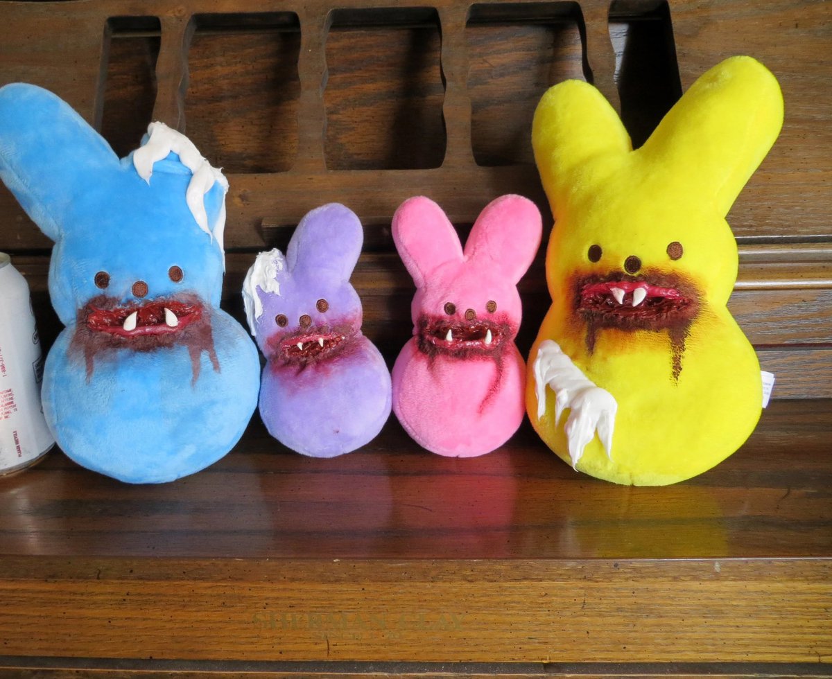HashtaggerKevin's tweet photo. #ScaryEasterTraditions Making every guest eat your scary peeps! https://t.co/z0TvMAVkvR