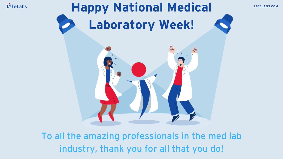 LifeLabs's tweet photo. This year marks the 38th annual National Medical Laboratory Week and we're so excited to shine the spotlight this week on the incredible work our medical laboratory professionals do behind the scenes. #MedLabWeek2023 #LifeLabsSpotlight https://t.co/TueRmGkzzL