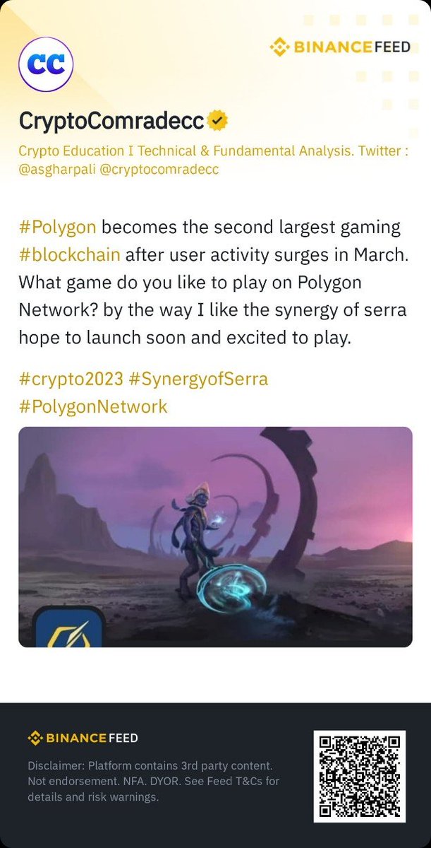 CryptoComradeCC's tweet photo. On the processing
@synergyofserra 
............ .  .  .  .  .  .  .  .  .  .  .  .  

#BinanceFeed 
#NFTs 
#PolygonNFTs #game https://t.co/PsaQX3TT2X