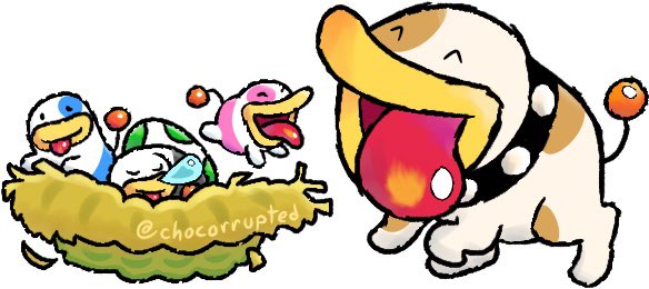 Chocorrupted's tweet photo. Made these cuties for this image 🪺 https://t.co/ENHryWJnLl