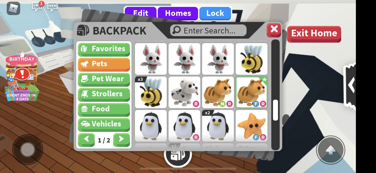 Selling all my Adopt Me AM pets for Robux and PayPal!

NGF, I have 112+ proofs
I do NOT offer

More in the comments! 
#roblox #sellingroblox  #robux #robloxusd #robloxtrading #robloxtrades #amtrading #adoptmepets #ampets #adoptmeselling #adoptmetrading