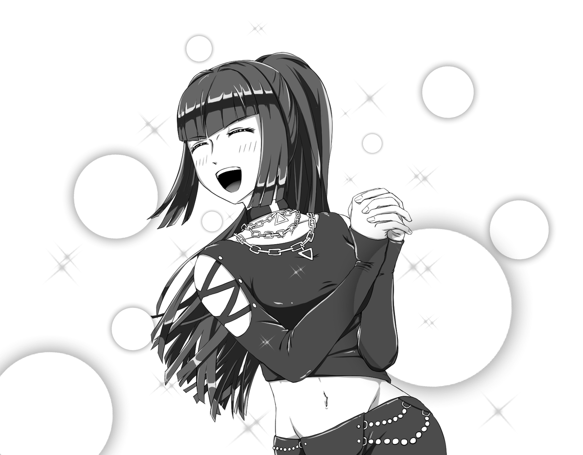 #このタグを見た人は自分が描いたモノクロ絵を貼れ 