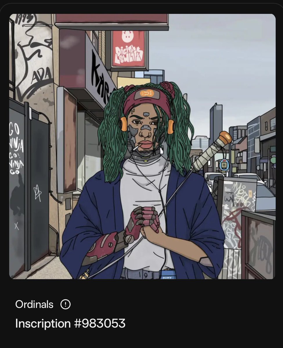 C_LO____'s tweet photo. Had to inscribe my 1of1 @theartofjoseph
Since Ordinals my be the place where people appreciate art πͺπ½
#DigitalLowLife https://t.co/IpKFx2VpeT