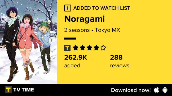 Alezestaro's tweet photo. I've just started following Noragami https://t.co/XP4K2PGCNW #tvtime https://t.co/s9zcKCVRc6