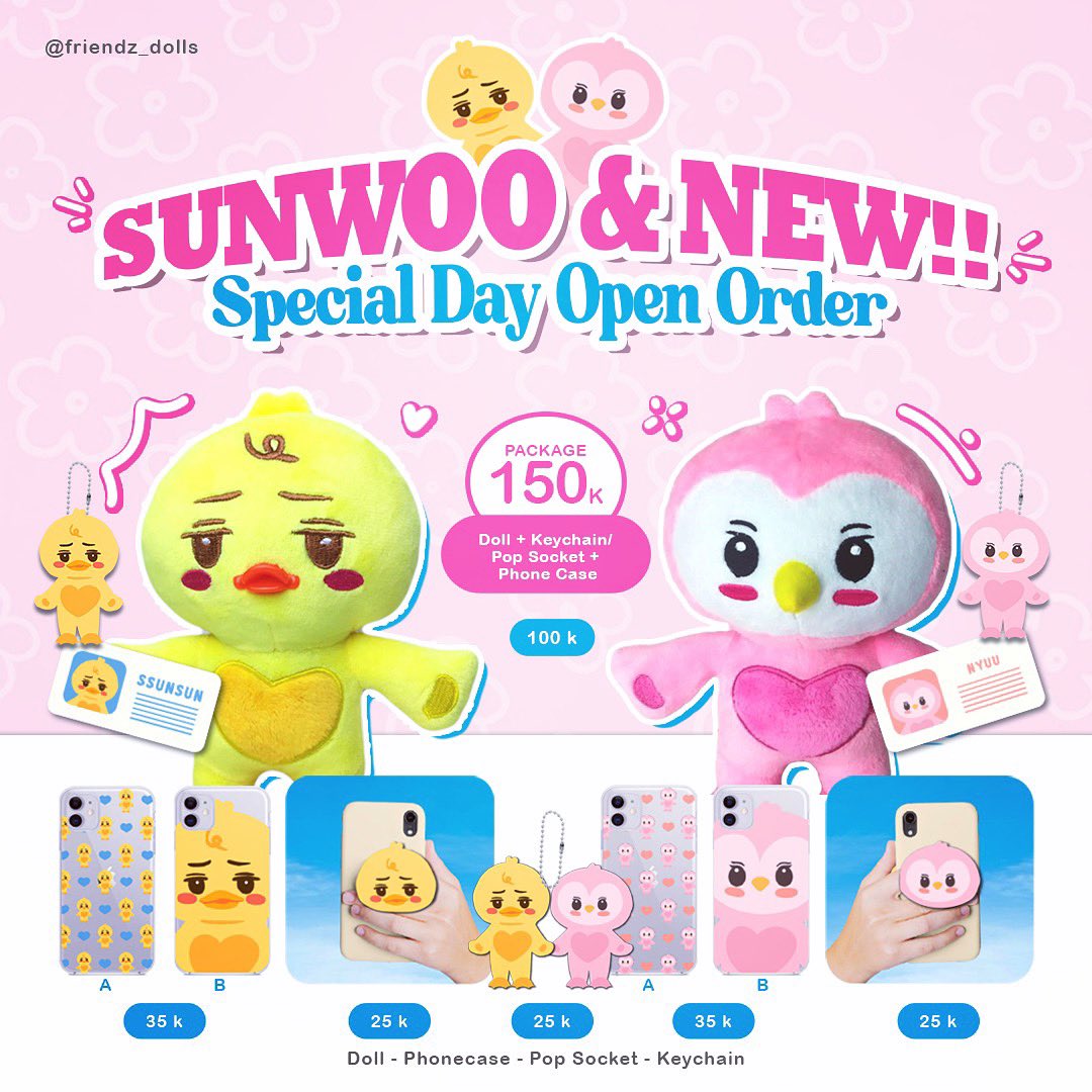 Friendz_Dolls's tweet photo. [ HELP RT ]
Sunwoo &amp; New Day ❣️
Special Quick Open Order!
더보이즈 뉴 선우 20 cm 인형 &amp; 굿즈 #뉴 #김선우 #최찬희 #더보이즈 #더보이즈양도 
💌 Dm for any questions
Form below 👇🏻 https://t.co/072N3St8AJ