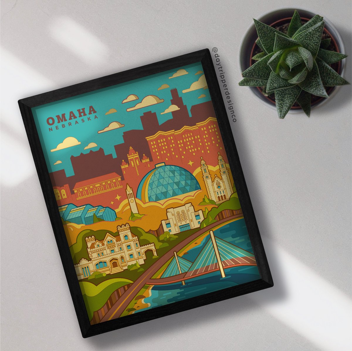 DaytripperDsgn's tweet photo. New Omaha, NE art!  Check it out:  https://t.co/Sv01RBGfP1 https://t.co/mknQjygxB1