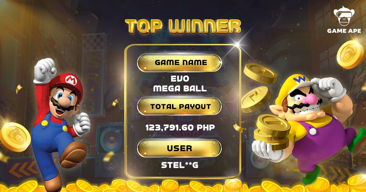 GameApePH's tweet photo. Happy Weekend mga ka GameApe! 🙏🏻 Gusto ko lang ianunsyo sainyo kung sino ang nanalo ngayong linggo sa Weekly Top Winner natin! 🤩 Congratulations!!!🥳 
Napakalaki ng panalo niyo! Gusto niyo din ba manalo ng ganito kalaki?? 🙊 
Tara na't magregister!😉
#GameApePH #WeeklyTopWinner https://t.co/lqm8Q0xYWx