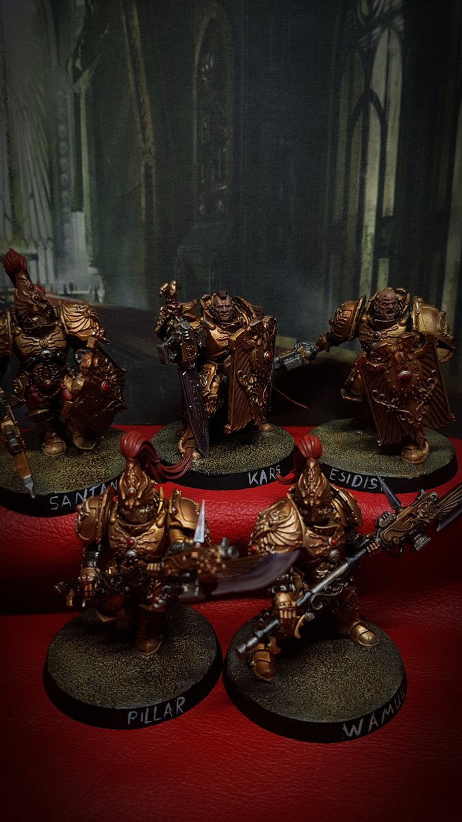 Bolt_Metro's tweet photo. So, the next kill team is ready, my Custodes.
#Warhammer #WarhammerCommunity #PaintingWarhammer https://t.co/HALaqMyNEu