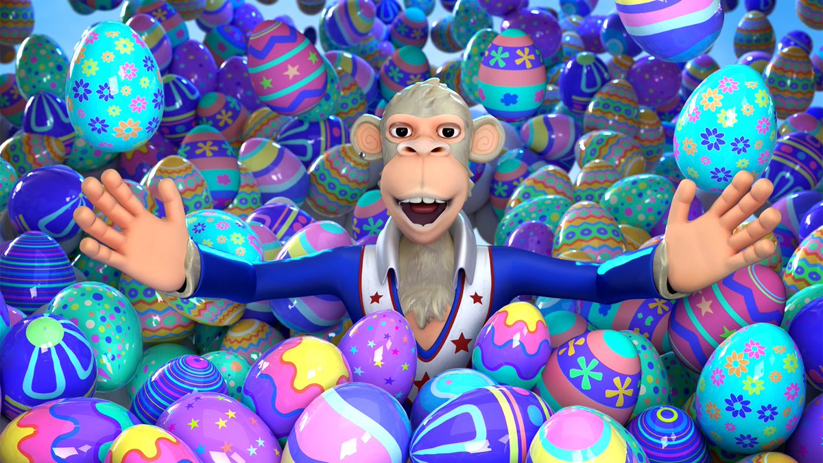 bayc9797's tweet photo. Happy Easter to all of my frens!! 🐰☀️ https://t.co/hYok184Fb4