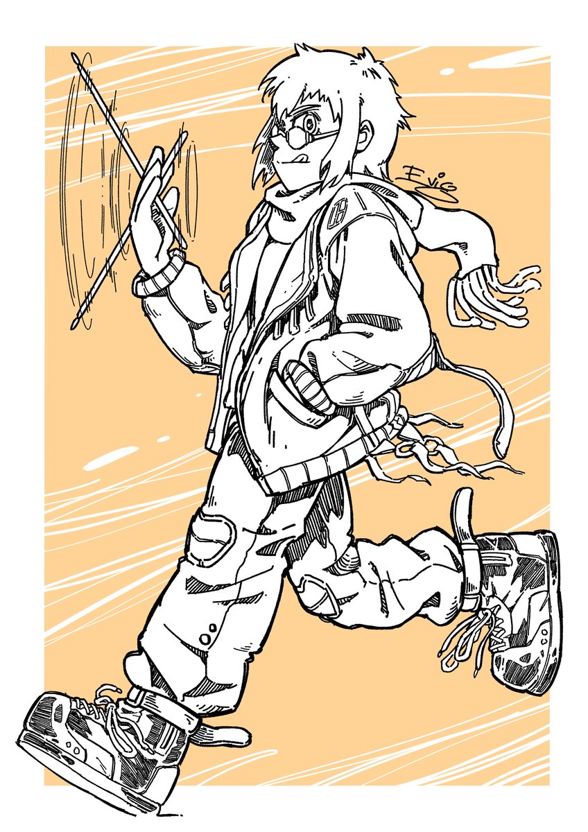 Evigzul's tweet photo. noNAME Chuu ~
#illustration #drawing #characterdesign #originalcharacter #CLIPSTUDIO #artwork #comicart #mangaart #digitalart #colorart #drummer #rocker #noname #chuu #evig #绘图 #原创 #原创人物 #电绘 #动漫 #スケッチ #マンガ #アニメ #描くンゴ #ベースギタリスト #ロッカー https://t.co/odkkoHaYsE