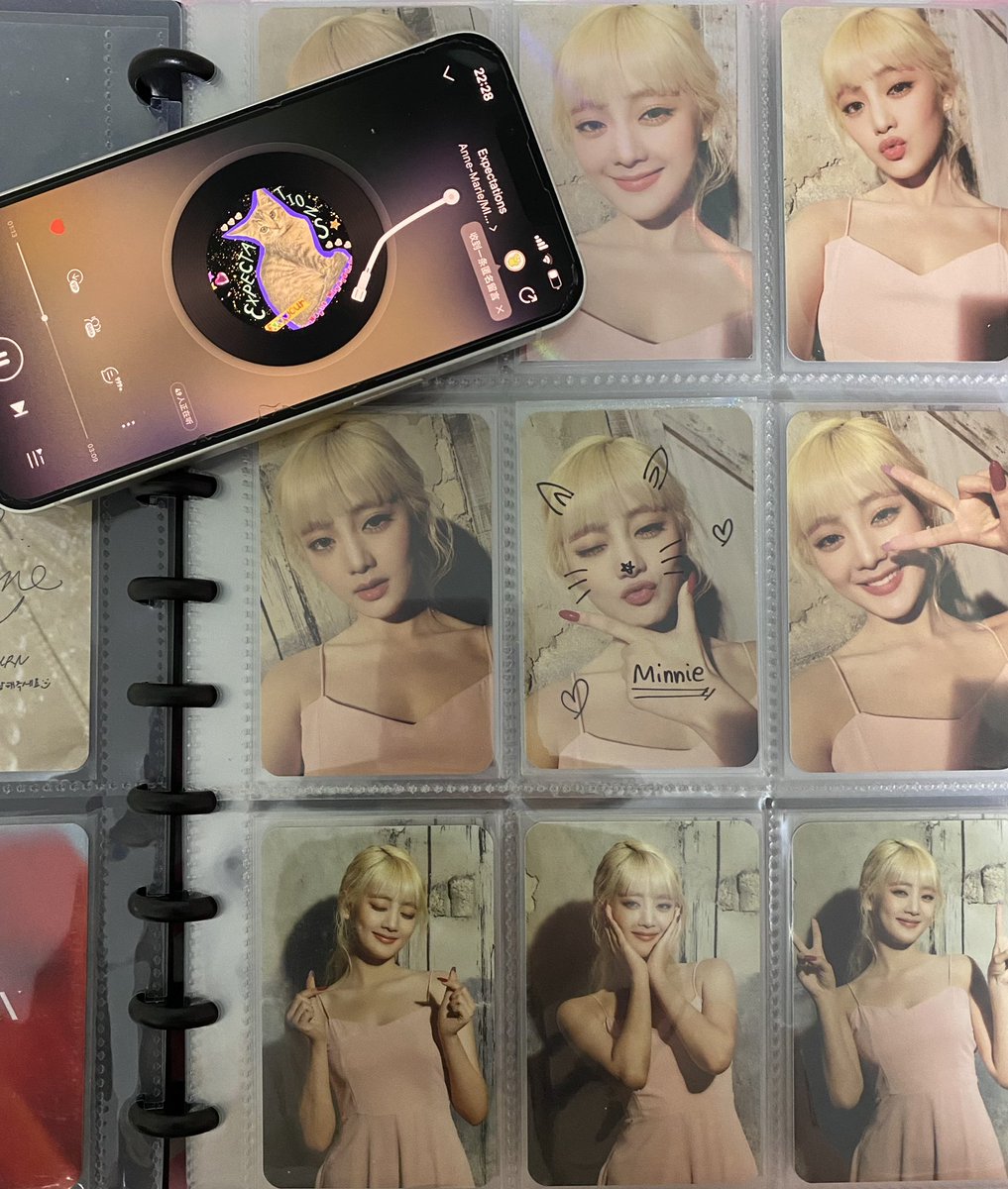 H_e_r121's tweet photo. Listening to Expectations, and expect Minnie's solo album to be released before next spring ๐ธ
#Expectations_spring #Expectations #AnneMarie #MINNIE #warnerkpop @G_I_DLE @Warner_Music_Kr https://t.co/xOfNu6ZjPU