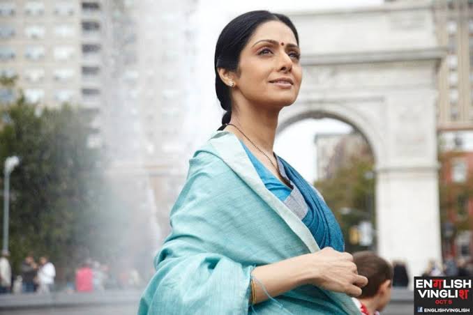 Sridevi ji An Unparalleled Artist ever ❤ i had watched #EnglishVinglish in parts, but watched it fully. What a film it is 👏 it was great comeback film of hers. Everything is just so perfect screnplay, music, writing and sriji herself. #Sridevi 
#GauriShinde #AmitTrivedi