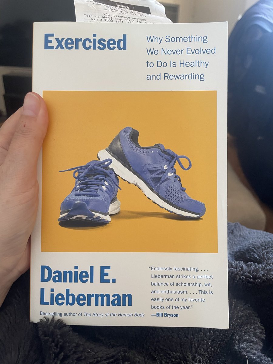 _morgan81_'s tweet image. Reads this morning by #daniellieberman #exercised
