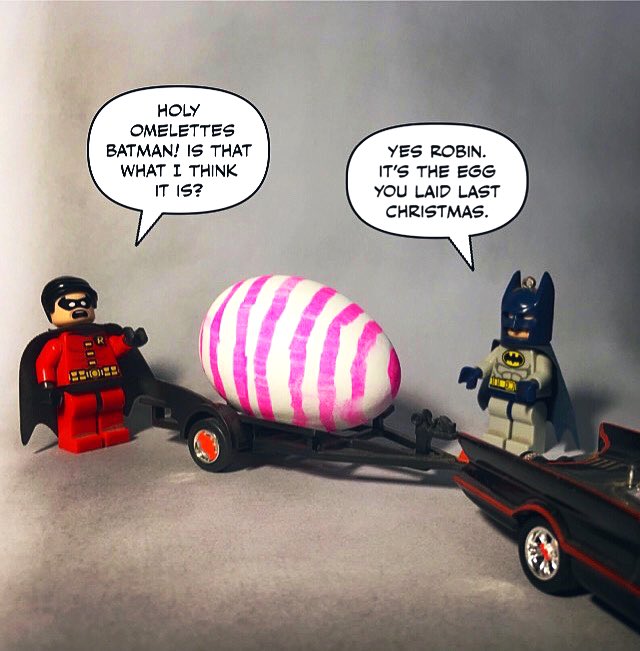 badspellcomics's tweet image. Happy Easter 🐣 tweeps. 
#batman #eastereggs