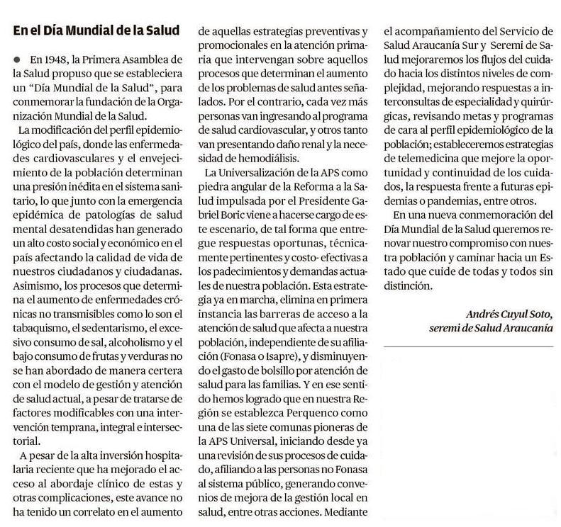Seremi Salud Araucanía tweet media