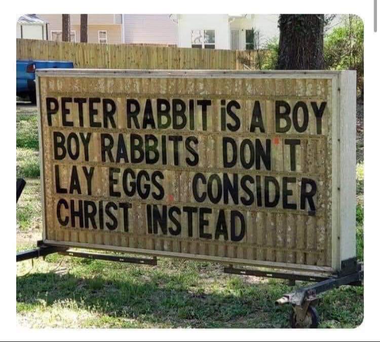 thebellacissa's tweet image. So, female rabbits and male deities DO lay eggs? 😆
#LogicFail