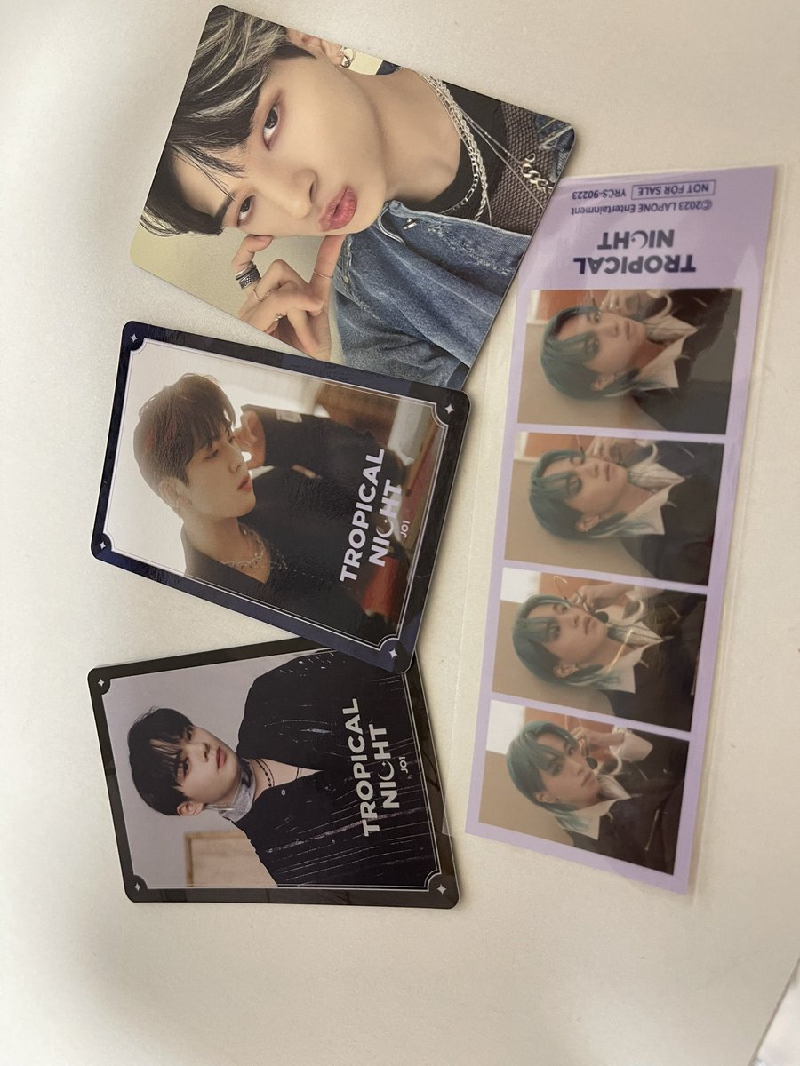 #jo1交換
#TROPICAL_NIGHT 

[譲]4cut 大平
　　セルカ　金城
　　トレカA 河野
　　セルカ通常　鶴房

[求]4cut 白岩B
               木全A
　　セルカ白岩　木全(A.B)
       トレカ白岩　木全(通常.A)

KCON13日手渡し交換可能 都内手渡し交換可能　郵送可能📮

お気軽にお声掛けください🗣️🤍