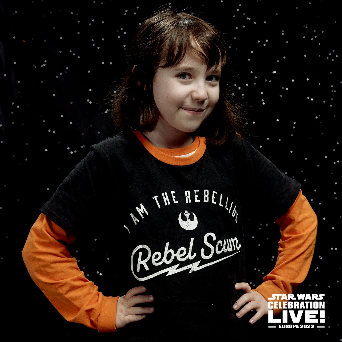 stonedmisthios's tweet image. Vivien is soo precious, she was great as Leia &amp;amp;it was wonderful to see her on stage! #YesSWC2023 
#StarWarsCelebration2023