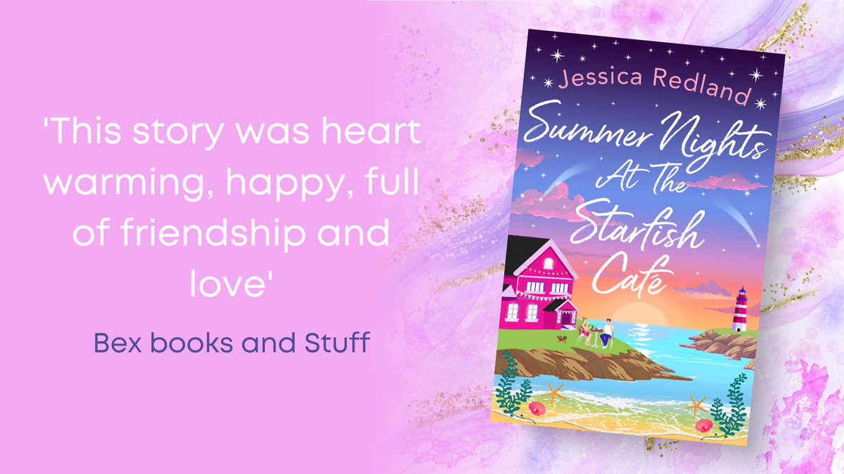 'This story was heart warming, happy, full of friendship and love' says @bexbooks_stuff about #SummerNightsAtTheStarfishCafe by @JessicaRedland  bexbooksandstuff.com/post/summer-ni… 

Pick up a copy today ➡️ amzn.to/3W9u3p8