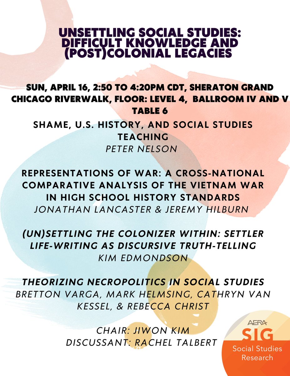 Don't leave AERA without checking out this roundtable! @brettonvarga @DrEvilAcademic @PNMatthias @AGrrrlEducator @Rachel_Talbert